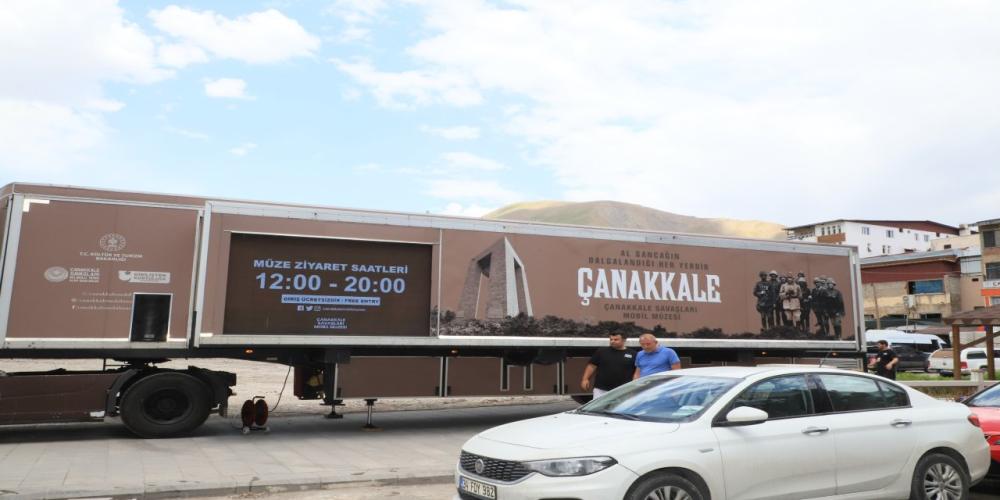 ÇANAKKALE SAVAŞLARI MOBİL MÜZESİ HAKKARİ'DE