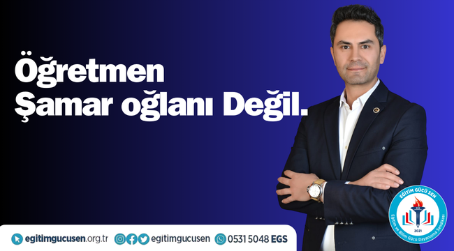 EĞİTİM GÜCÜ SENDİKASI: ÖĞRETMENLER ŞİDDETİN HEDEFİ OLMAMALI!