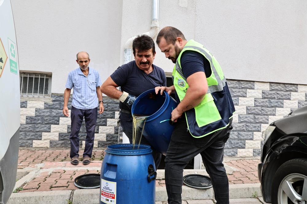 Talas Belediyesi'nden Çevreyi Koruyan Atık Yağ Toplama Kampanyası