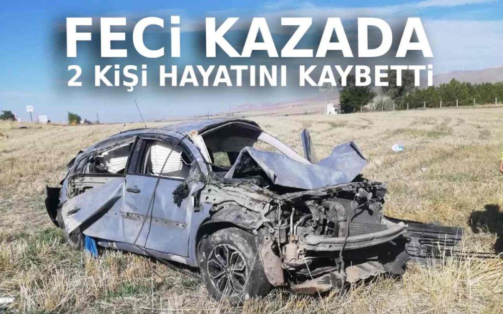 FECİ TRAFİK KAZASI: ESKİŞEHİR'DE 2 KİŞİ HAYATINI KAYBETTİ