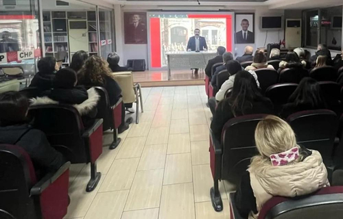 CHP ÇİĞLİ İLÇE ÖRGÜTÜ, 6 ŞUBAT DEPREMLERİNDE HAYATINI KAYBEDENLERİ ANDI