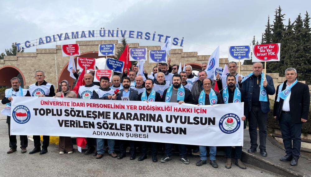 MEMUR-SEN'DEN ÜNİVERSİTE ÇALIŞANLARININ HAKLARI İÇİN BASIN AÇIKLAMASI