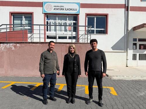 GÜDÜL İLÇE MİLLİ EĞİTİM MÜDÜRÜ, OKUL ZİYARETLERİNE DEVAM EDİYOR