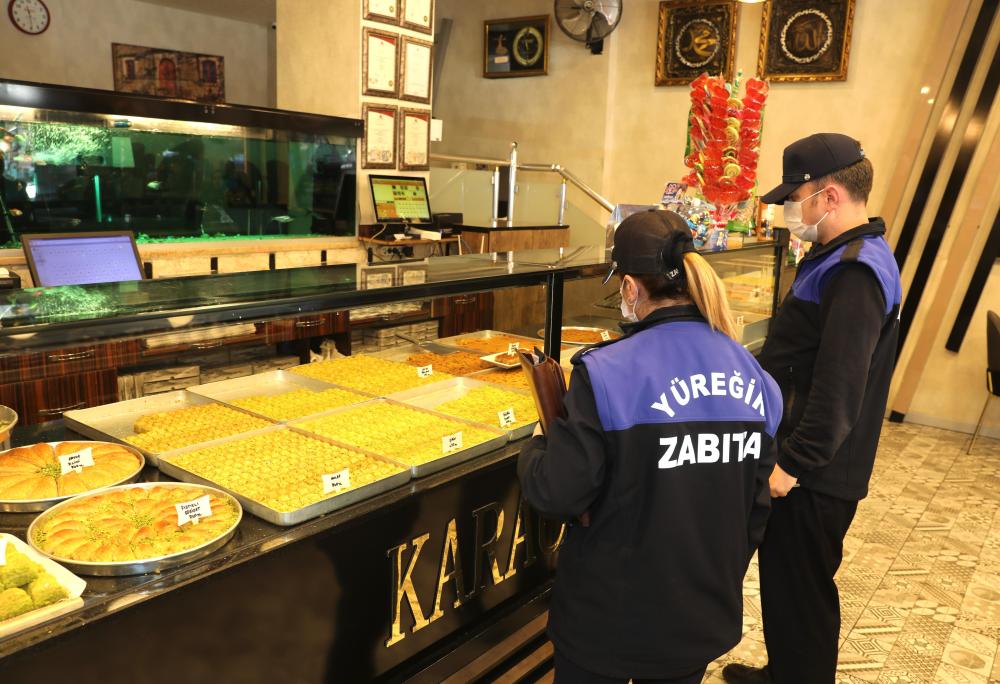 RAMAZAN BAYRAMI ÖNCESİ YÜREĞİR’DE TATLICILARA SIKI DENETİM