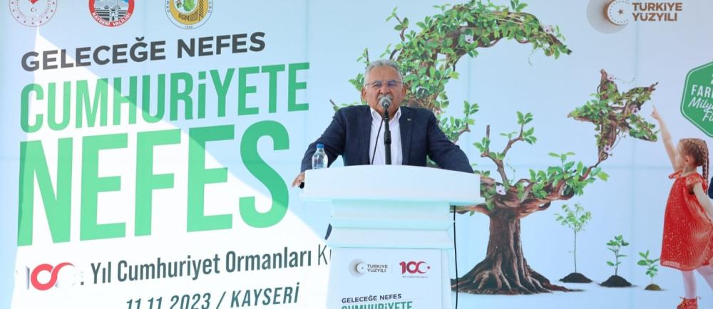 KAYSERİ'DEN YEŞİL ATAĞI: 2025'TE 100 BİN FİDAN HEDEFİ