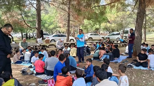 KAHTA'DA HAFIZLIK ÖĞRENCİLERİ PİKNİKTE BULUŞTU