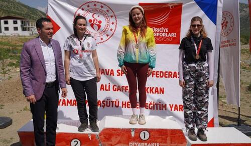 ADIYAMANLI SPORCU KARDELEN KÜBRA ŞAFAK’TAN YAMAÇ PARAŞÜTÜ YARIŞMASINDA BÜYÜK BAŞARI