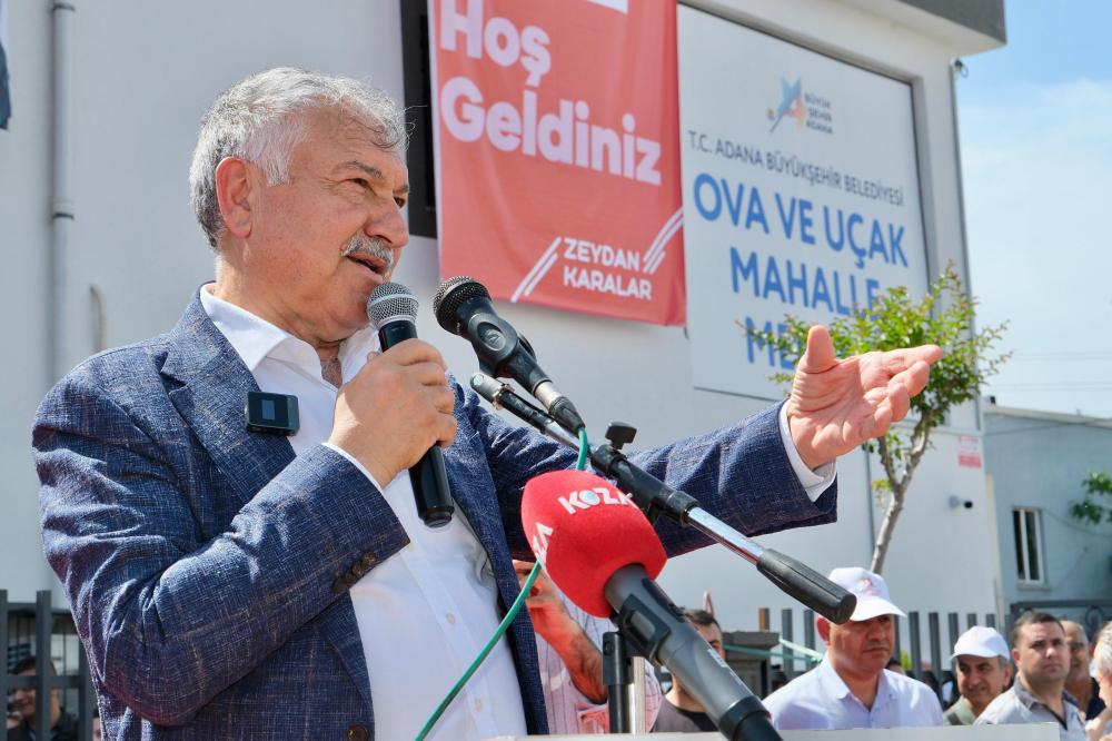 BAŞKAN KARALAR'DAN ADANA'YA İKİ YENİ SOSYAL YAŞAM ALANI: OVA VE UÇAK MAHALLE MERKEZLERİ AÇILDI