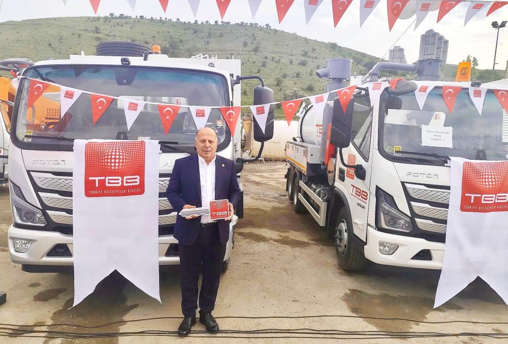 TBB'DEN YÜREĞİR BELEDİYESİ'NE HİBE ARAÇ DESTEĞİ