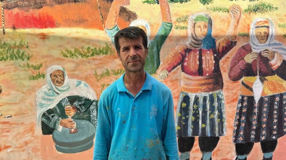 ADIYAMAN BELEDİYESİ DEPREMİN UNUTTURDUĞU SOKAĞA RESİMLERLE HAYAT VERİYOR