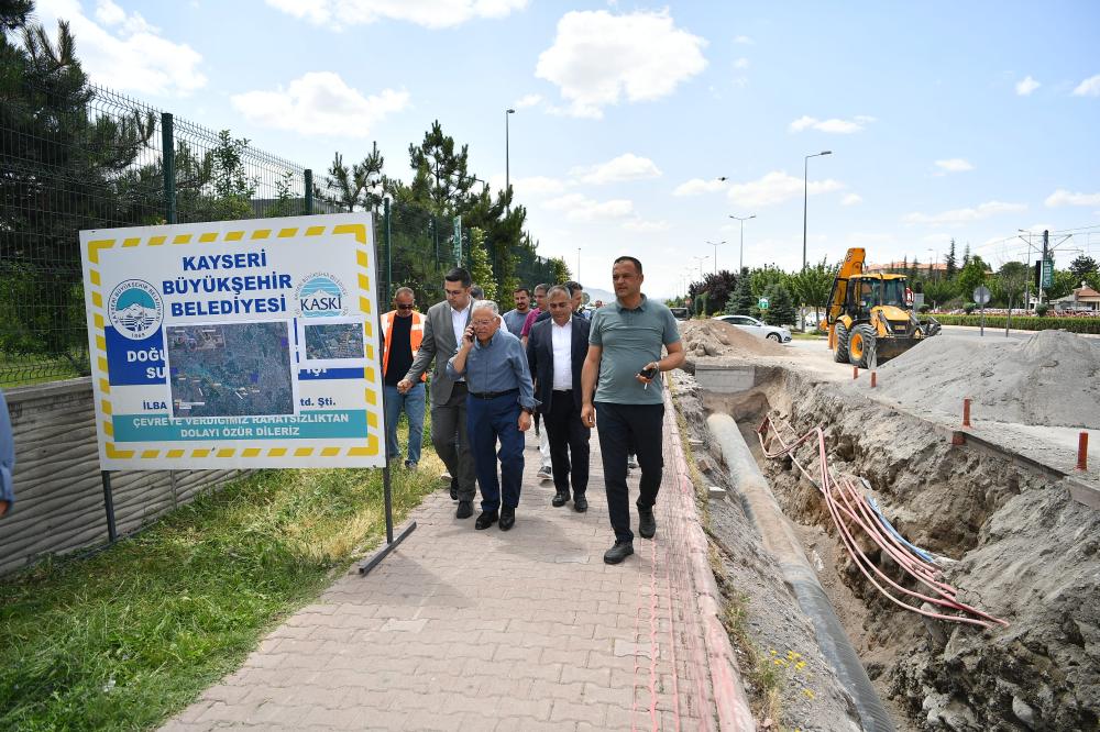 BAŞKAN BÜYÜKKILIÇ’TAN 350 MİLYON TL’LİK ALTYAPI ÇALIŞMALARINA YERİNDE İNCELEME