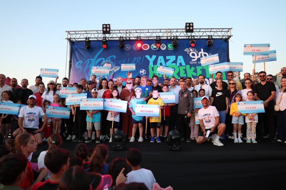 RİZE’DE YAZ SPOR OKULLARI RENKLİ AÇILIŞLA START ALDI