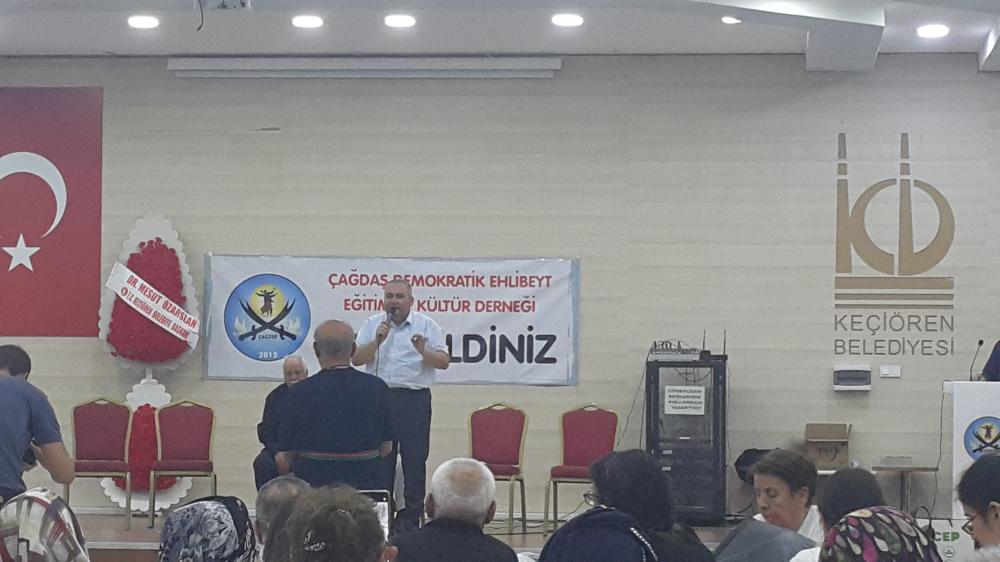 ÇAĞDAŞ DEMOKRATİK EHLİBEYT EĞİTİM VE KÜLTÜR DERNEĞİ\'NDEN AŞURE VE LOKMA İKRAMI ETKİNLİĞİ