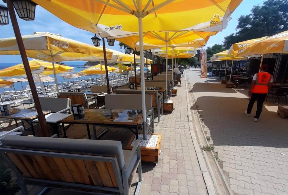 GELİBOLU KAYMAKAMLIĞI GÜNEYLİ’DE KALDIRIM İŞGALİNE SON VERDİ