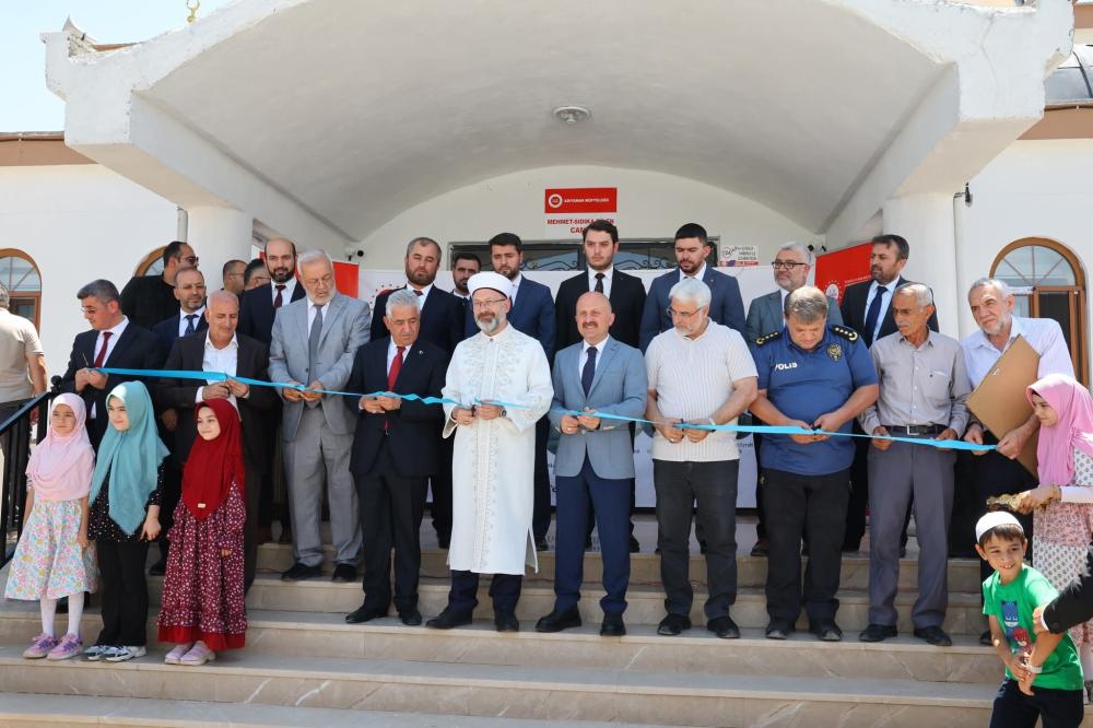 ADIYAMAN’DA 52 CAMİ VE 12 KUR’AN KURSU HİZMETE AÇILDI