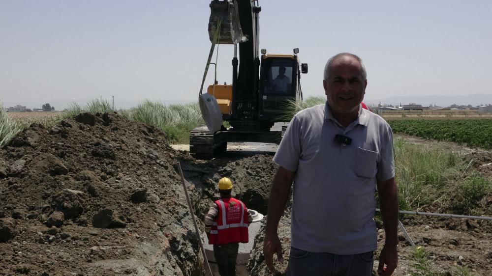 MADENBOYU’NUN ATIK SU HATTI SORUNU ÇÖZÜLDÜ