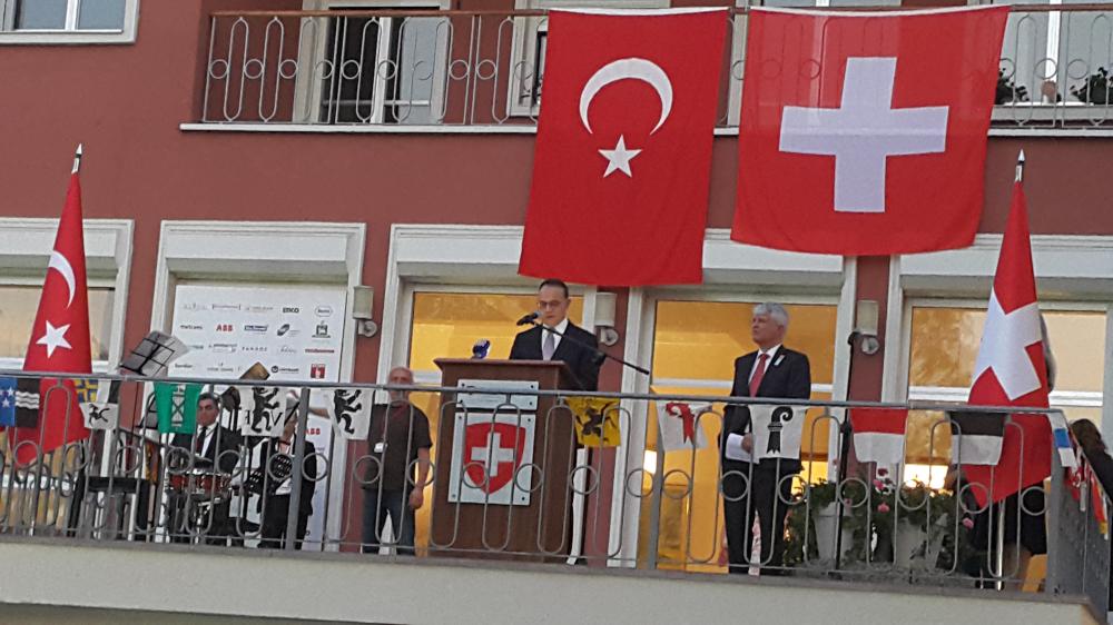 İSVİÇRE MİLLİ GÜNÜ DÜZENLENEN RESEPSIYONLA ANKARA\'DA KUTLANDI