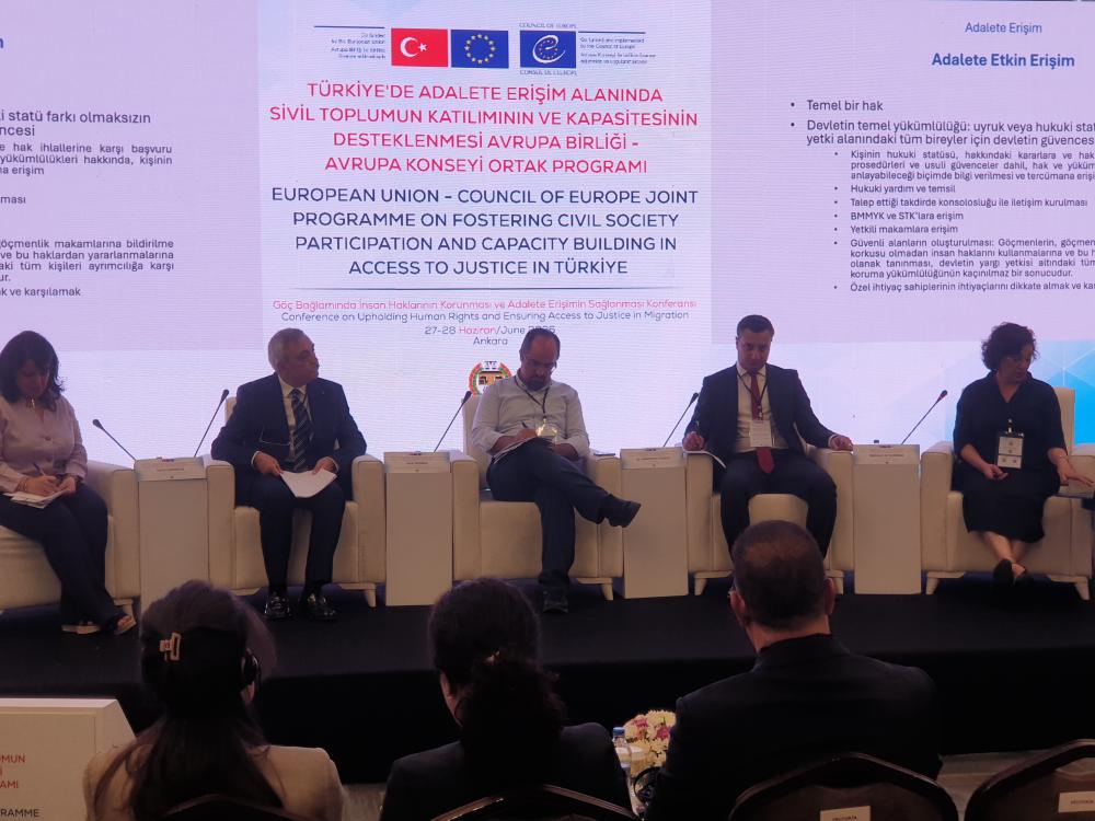 GÖÇ BAĞLAMINDA İNSAN HAKLARININ KORUNMASI VE ADALETE ERİŞİMİN SAĞLANMASI KONFERANSI ICRA EDİLDİ