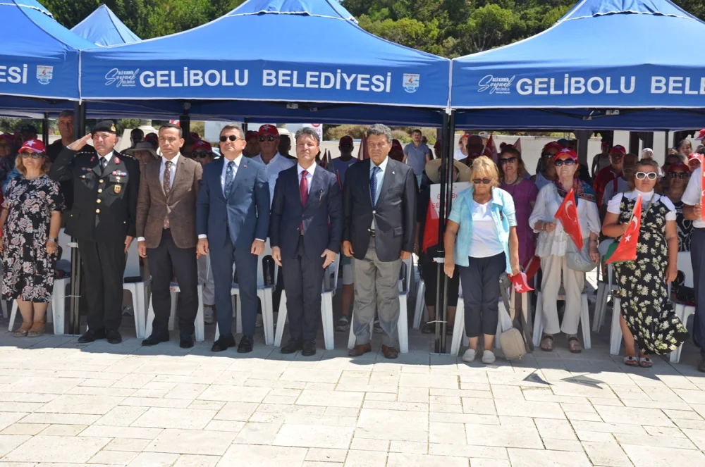 GELİBOLU SEYYAR JANDARMA TABURU ŞEHİTLERİ TÖRENLE ANILDI