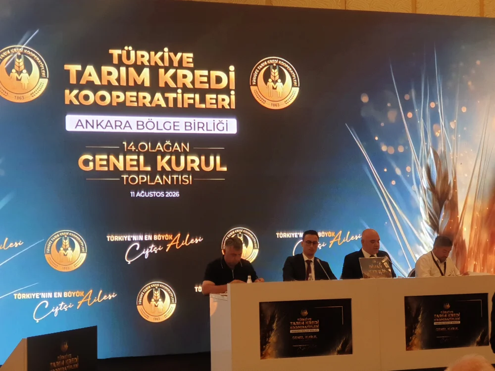 TÜRKİYE  TARIM KREDİ KOOPERATİFLERİ ANKARA BÖLGE BİRLİĞİ GENEL KURUL TOPLANTISI ANKARA'DA YAPILDI