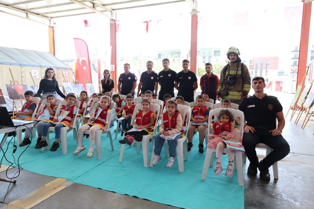 HBB İTFAİYESİNDEN ÇOCUKLARA FARKINDALIK ETKİNLİKLERİ