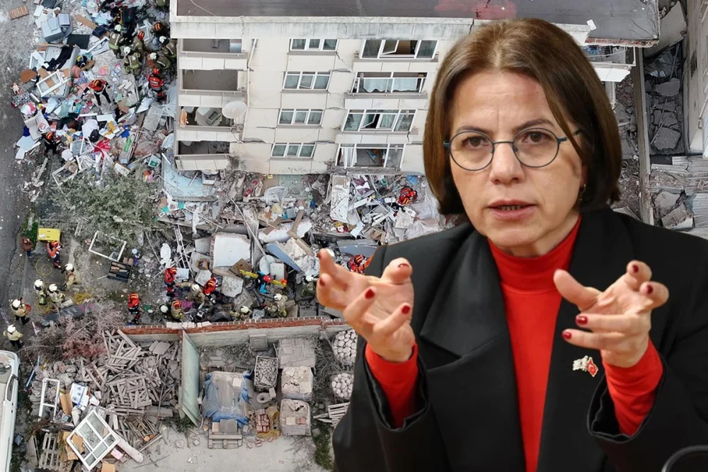 Son dakika... Maltepe Belediye Başkanı Esin Köymen: "Çöken binanın üst 2 katı kaçak"